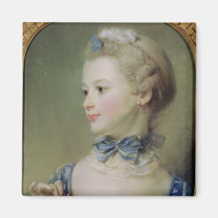 Íman Rapariga com um gato