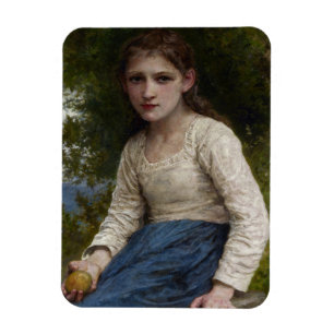 Íman Rapariga com uma Maçã por William-Adolphe Bouguere