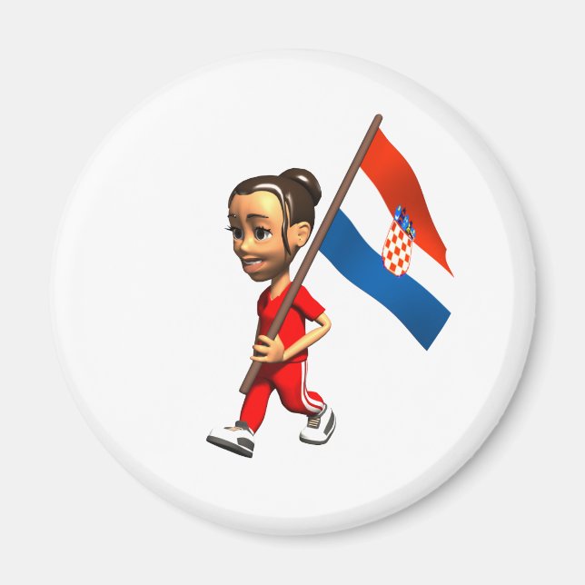 Íman Rapariga Croata (Frente)