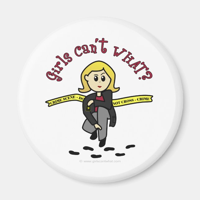 Íman Rapariga CSI Loira (Frente)