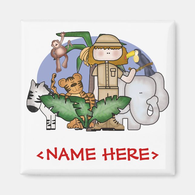 Íman Rapariga da Selva (Frente)