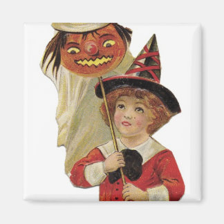 Íman Rapariga de Halloween, velha moda