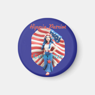 Íman Rapariga de Hippie Patriótica Thunder_Cove