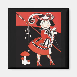 Íman Rapariga em Vermelho