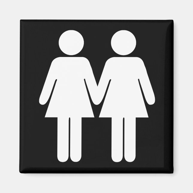 Íman Rapariga + Magneto Negro (Frente)