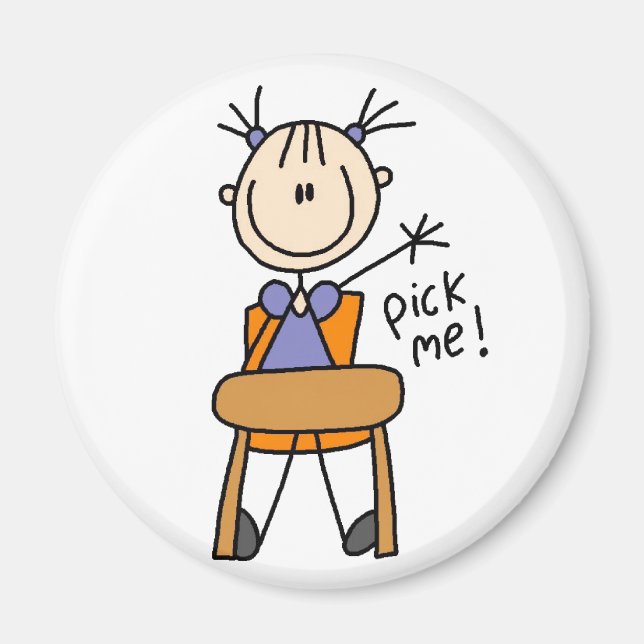 Íman Rapariga na Classe Magnet (Frente)