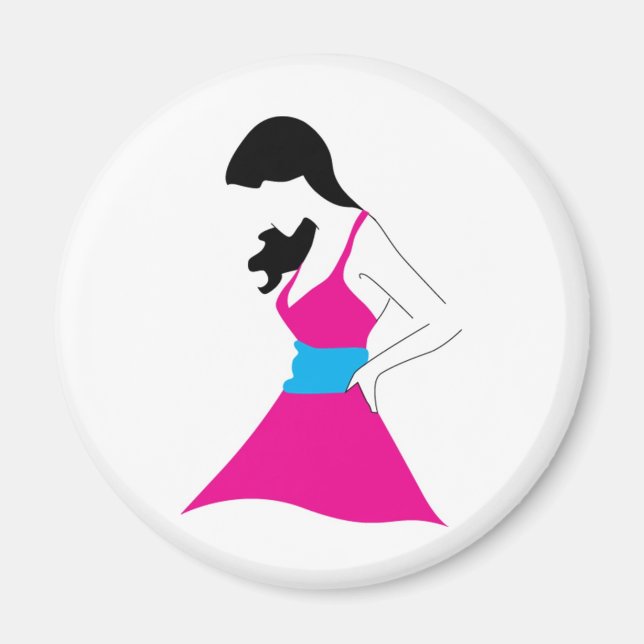 Íman Rapariga No Sundress (Frente)