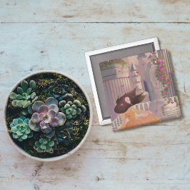 Íman Rapariga pelo Castelo Magnet