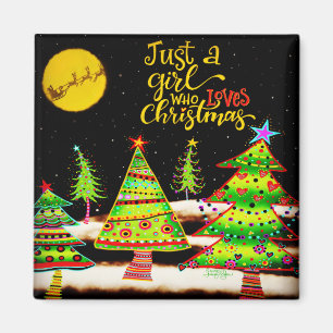 Íman "Rapariga que ama o Natal" 