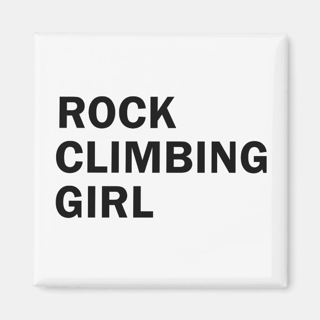 Íman Rapariga Rockclimbing (Frente)