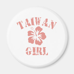 Íman Rapariga Rosa de Taiwan