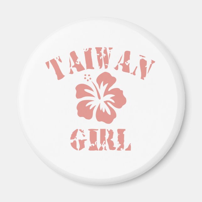 Íman Rapariga Rosa de Taiwan (Frente)