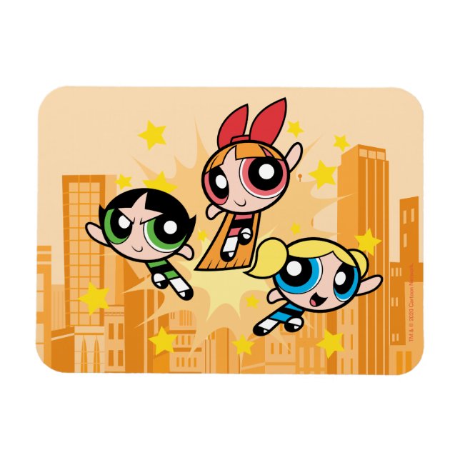 Íman Raparigas Powerpuff Salvem O Dia (Horizontal)