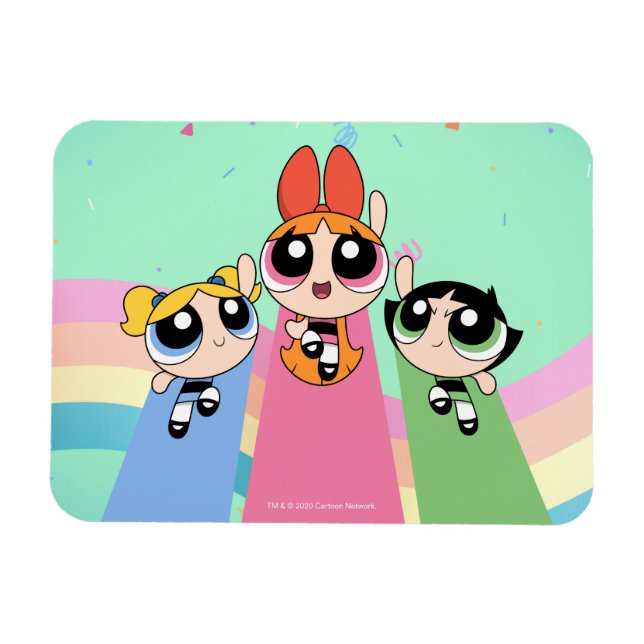 Íman Raparigas Powerpuff Voam Alto (Horizontal)