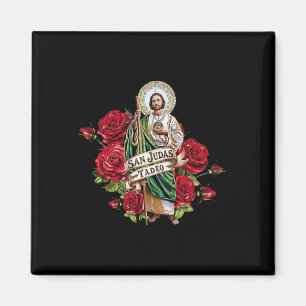 Íman Raparigas Rosas vermelhas San Judas Tadeo Con Band