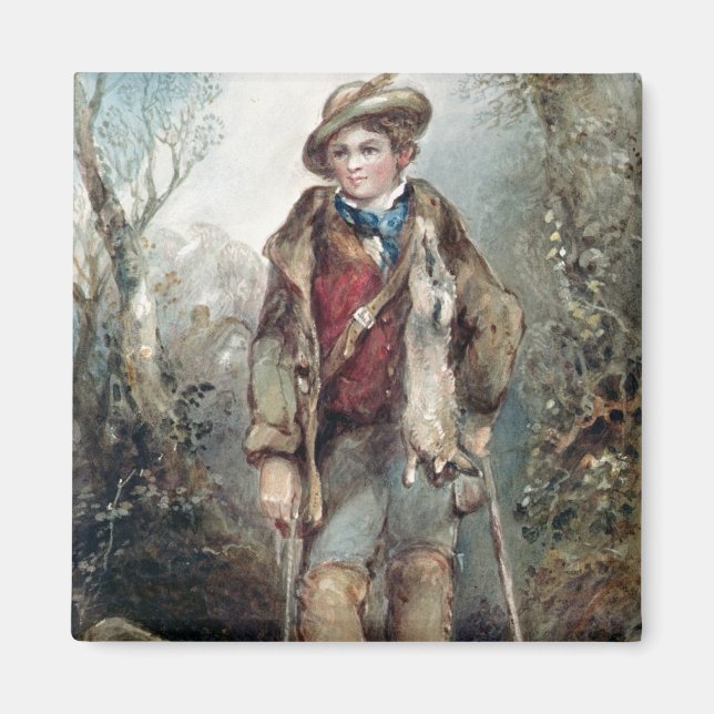 Íman Rapaz com Coelhos (Frente)