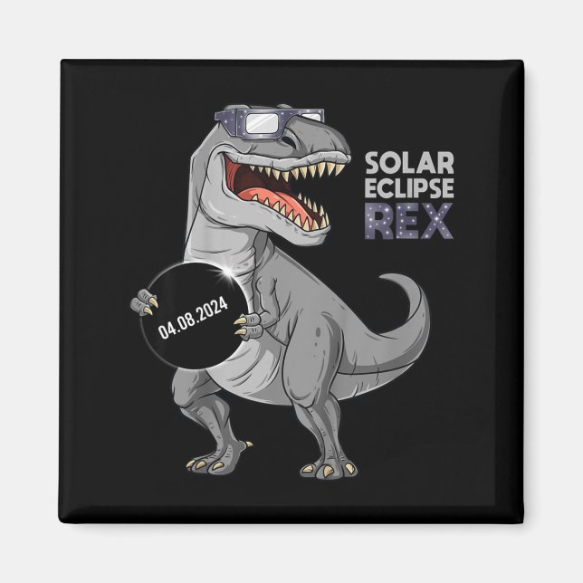 Íman Rapazes Engraçados Eclipse Solar Rex 04 08 (Frente)