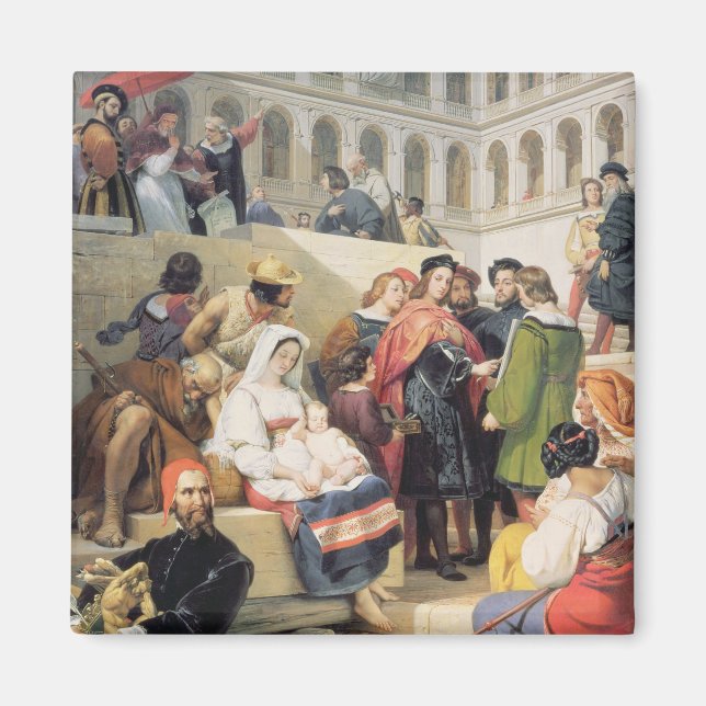 Íman Raphael no Vaticano, 1832 (óleo na canvas) (Frente)