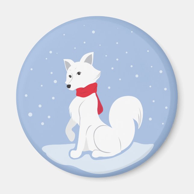 Íman Raposa Árctica (Frente)