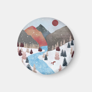 Íman Raposa de caça de inverno