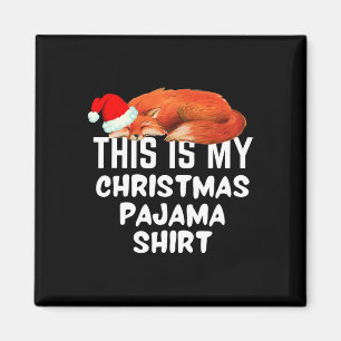 Íman Raposa Dormindo Nisto É O Meu Pajama De Natal