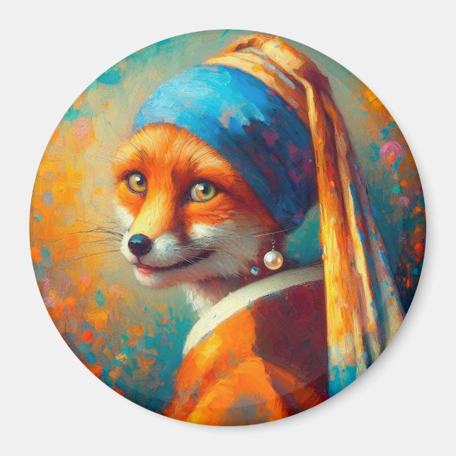 Íman Raposa engraçada (Frente)