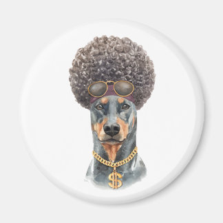 Íman Rapper Doberman Cóteo