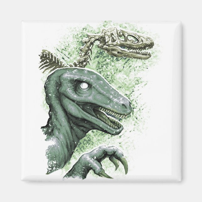 Íman Raptor em verde (Frente)