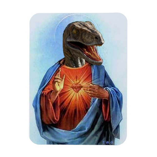 Íman Raptor Jesus Magnet (Vertical)