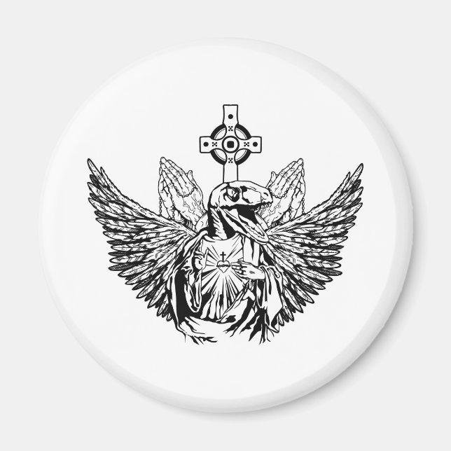 Íman Raptor Jesus te ama (Frente)