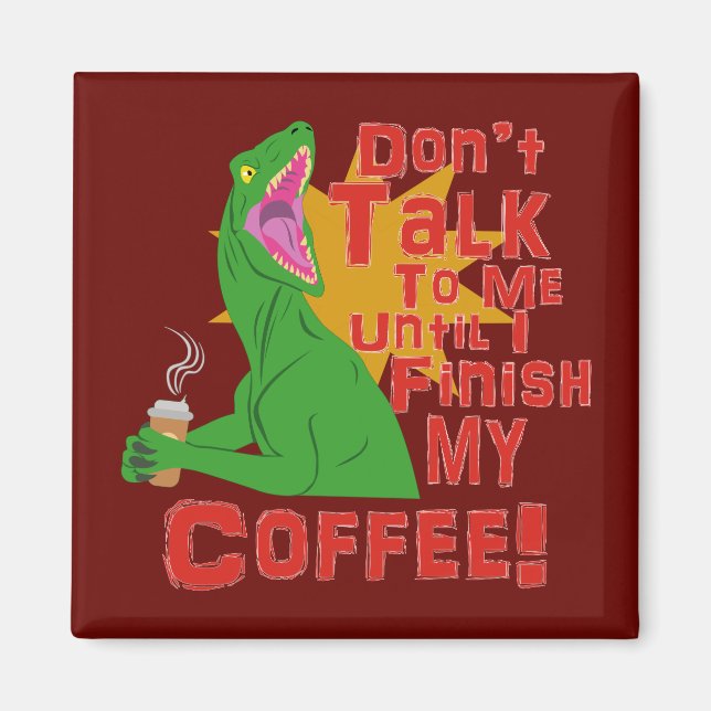 Íman Raptores e café (Frente)