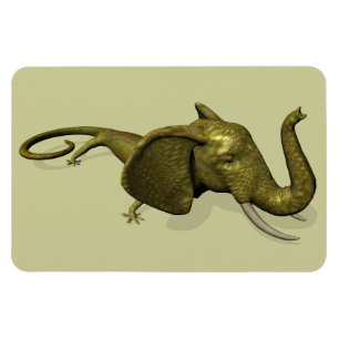 Íman Raramente Vi Geckophant