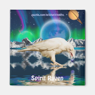 Íman Rare Spirit Raven Fantasy Art Magnets