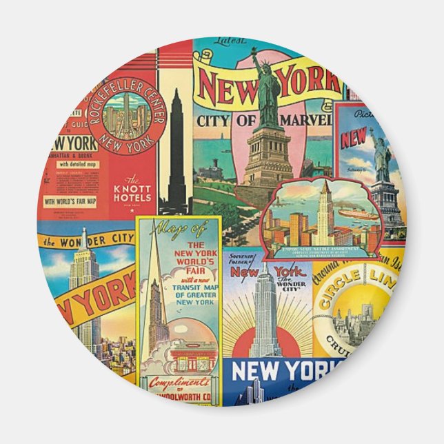 Íman Rascacielos de New York (Frente)