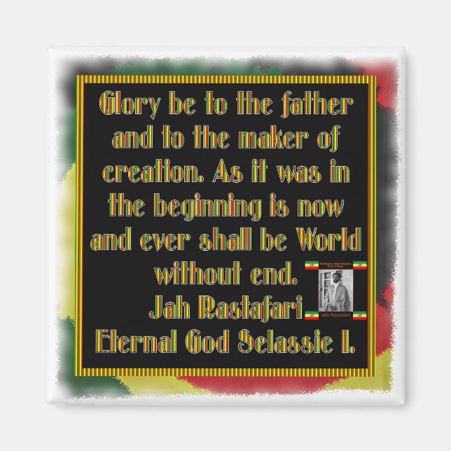 Íman Rasta Prayer Recitada antes da Cerimônia de Fumage (Frente)