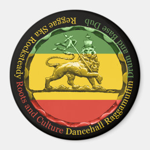 Íman Rastagearshop Reggae Lion de Judah Magnet
