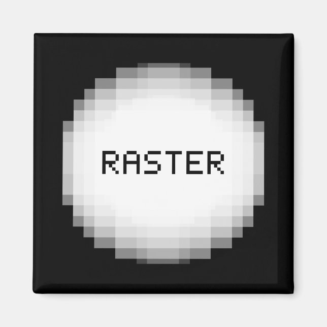 Íman raster (Frente)