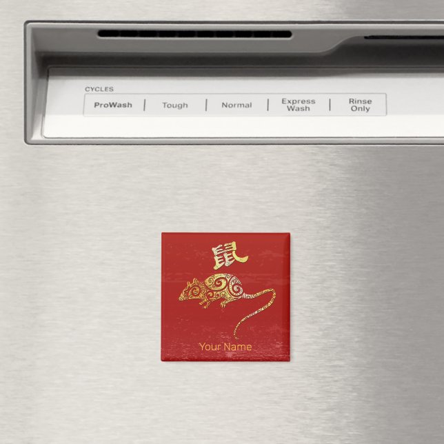 Íman Rat Chinês - Símbolo de constelação do Horoscópio  (In Situ (Dishwasher))