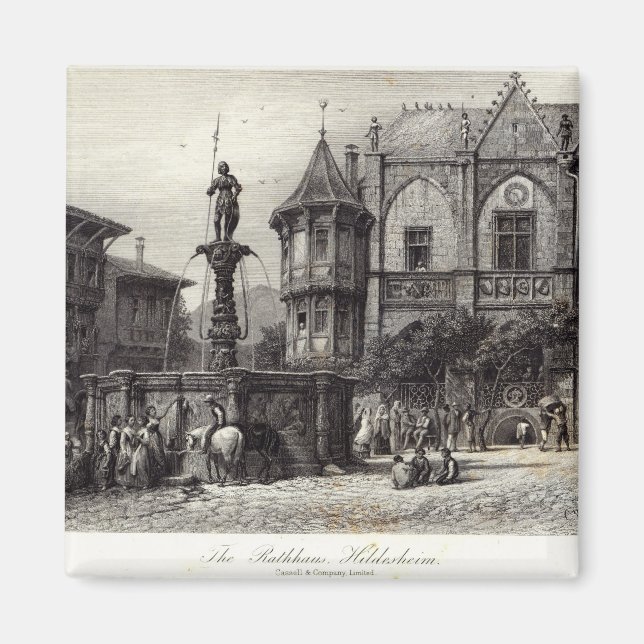 Íman Rathhaus, Hildesheim (Frente)