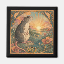 Rato Art Nouveau Fofo