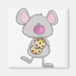 Íman Rato com camiseta e presentes dos biscoitos