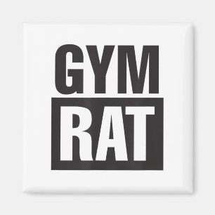 Íman Rato de Academia - Treino - Empenho - Fitness - Mo