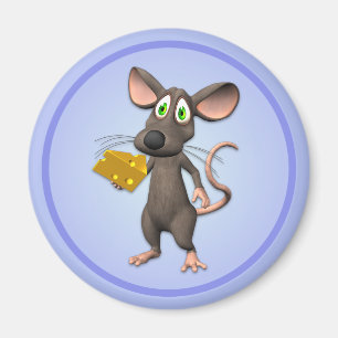 Íman Rato de Toon com ímã do queijo