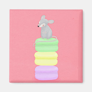 Íman rato e ímã dos macarons