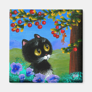 Íman Rato engraçado Creationarts do gato