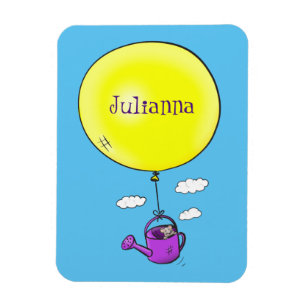 Íman Rato giro em lata com desenho de balão