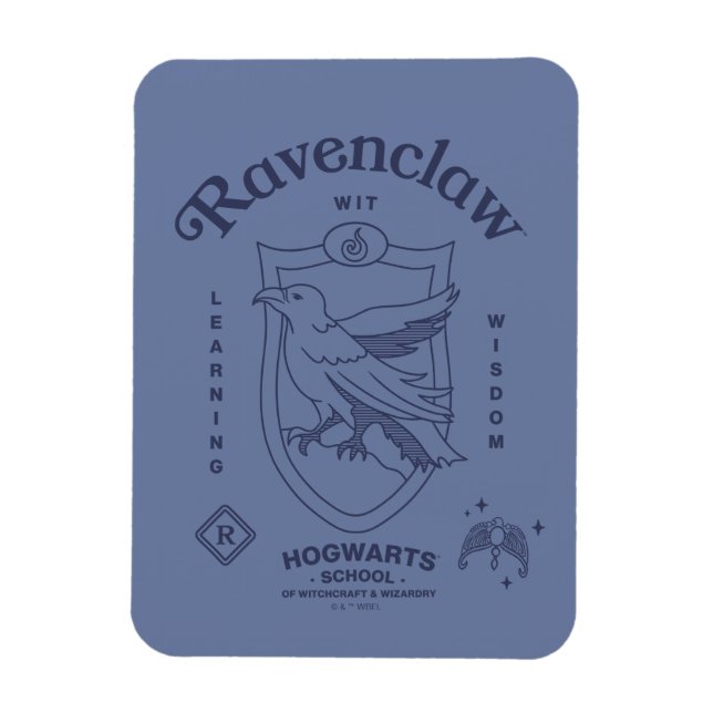 Íman RAVENCLAW™ Wit Learning Wisdom Crest (Vertical)