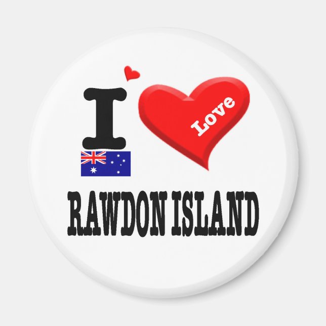 Íman RAWDON ISLAND - I Love (Frente)