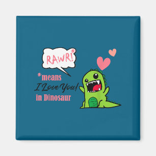 Íman Rawr significa eu amo você gif do dinossauro no di