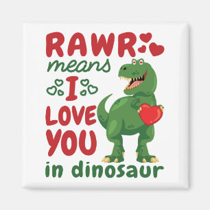 Íman Rawr Significa que Eu Te Amo Em Dinossauro